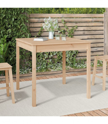 vidaXL Garden Table 82.5x82.5x76 cm Solid Wood Pine