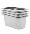 Gastronorm Containers 4 pcs GN 1/3 150 mm Stainless Steel