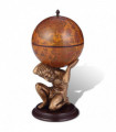 Globe Bar Wine Stand Atlas Design 42x42x85 cm