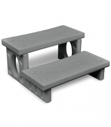 Grey Spa Steps