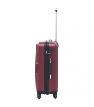 Hardcase Trolley Set 3 pcs Wine Red ABS
