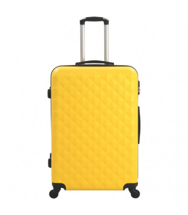 Hardcase Trolley Set 3 pcs Yellow ABS