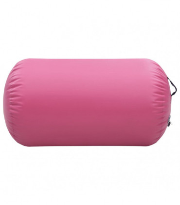Inflatable Gymnastic Roll with Pump 100x60 cm PVC Pink