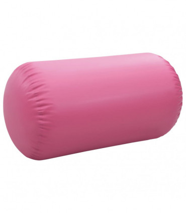 Inflatable Gymnastic Roll with Pump 120x75 cm PVC Pink