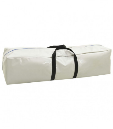 Inflatable Gymnastics Mat with Pump 400x100x15 cm PVC Blue