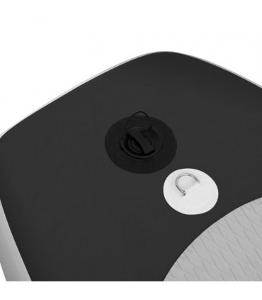 Inflatable Stand Up Paddle Board Set Black 330x76x10 cm