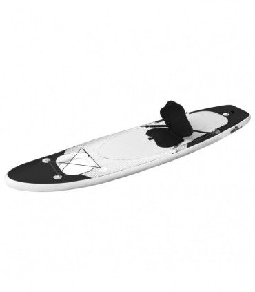 Inflatable Stand Up Paddle Board Set Black 360x81x10 cm