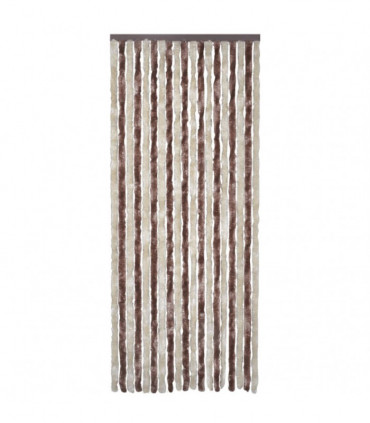 Insect Curtain Beige and Light Brown 90x220 cm Chenille