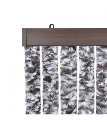 Insect Curtain Brown and Beige 90x220 cm Chenille