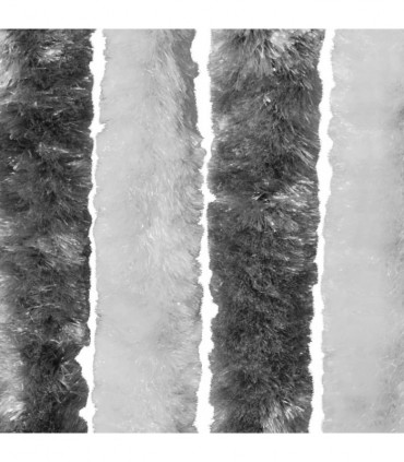 Insect Curtain Grey and White 56x185 cm Chenille