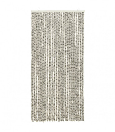 Insect Curtain Light and Dark Grey 100x220 cm Chenille