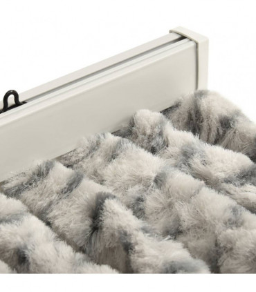 Insect Curtain Light and Dark Grey 100x220 cm Chenille