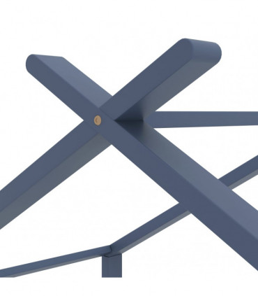 Kids Bed Frame Grey Solid Pine Wood 70x140 cm