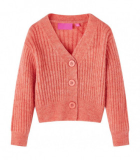 Kids' Cardigan Knitted Medium Pink 104