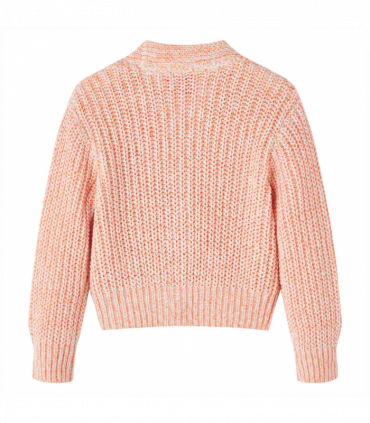 Kids' Cardigan Knitted Mixed Pink 128