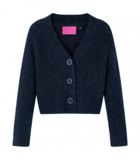 Kids' Cardigan Knitted Navy 104