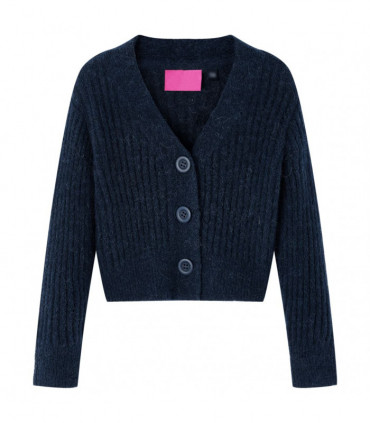 Kids' Cardigan Knitted Navy 104
