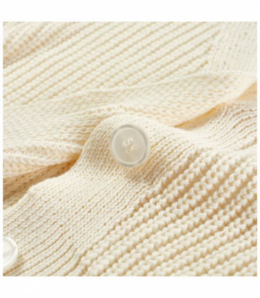 Kids' Cardigan Knitted Snow White 104