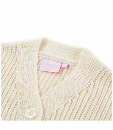 Kids' Cardigan Knitted Snow White 116