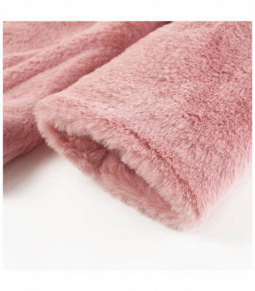 Kids' Coat Faux Fur Pink 116