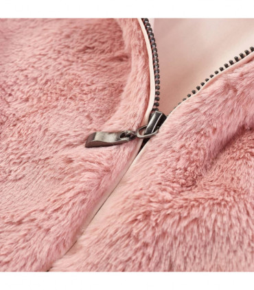 Kids' Coat Faux Fur Pink 92