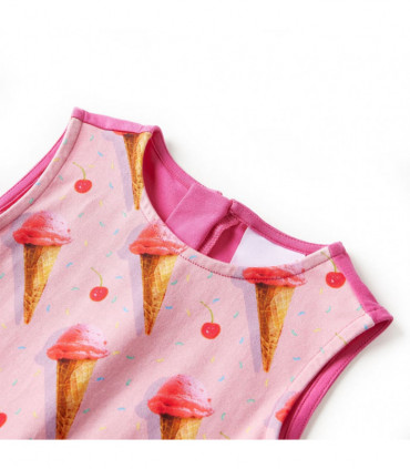 Kids' Dress Bright Pink 128
