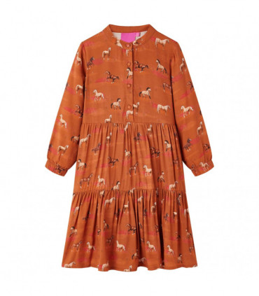 Kids' Dress Cognac 140