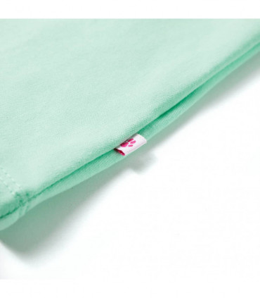 Kids' Dress with Drawstring Bright Green 104