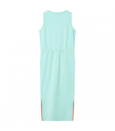 Kids' Dress with Drawstring Light Mint 128