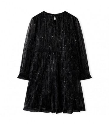 Kids' Dress with Long Sleeves Black 104