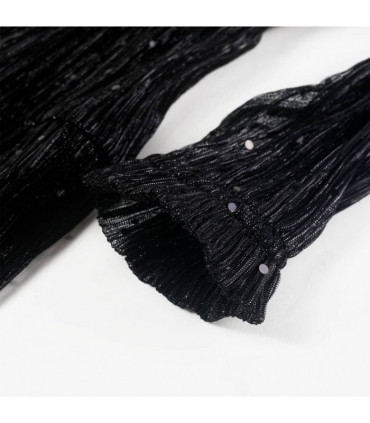 Kids' Dress with Long Sleeves Black 104