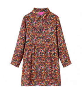 Kids' Dress with Long Sleeves Multicolour 104