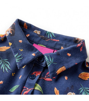 Kids' Dress with Long Sleeves Navy 116