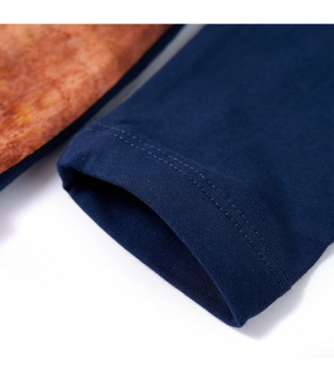 Kids' Dress with Long Sleeves Navy 128