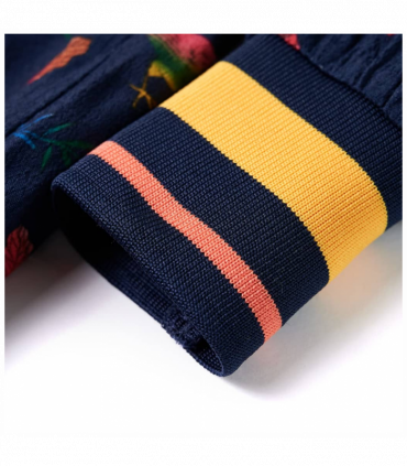 Kids' Dress with Long Sleeves Navy 128