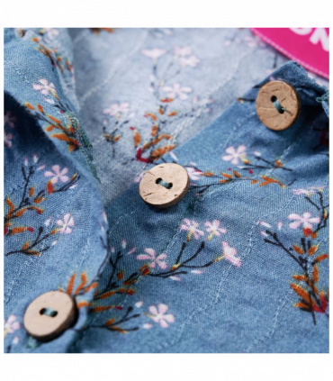 Kids' Dress with Long Sleeves Petrol 104