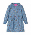Kids' Dress with Long Sleeves Petrol 116