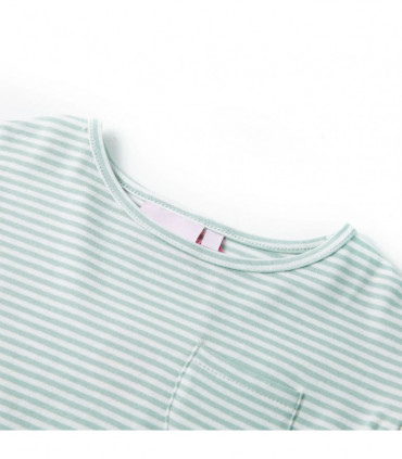 Kids' Dress with Ruffle Sleeves Mint 104