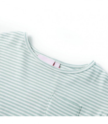 Kids' Dress with Ruffle Sleeves Mint 116