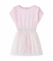 Kids' Dress with Ruffles Light Pink 104