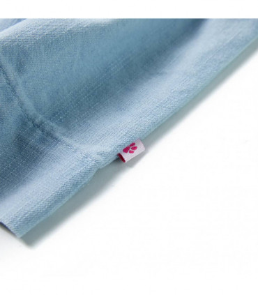 Kids' Dress with Ruffles Soft Blue 104