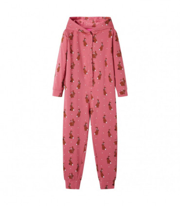 Kids' Hooded Onesie Old Pink 104