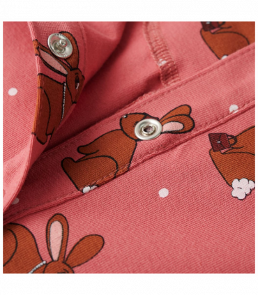 Kids' Hooded Onesie Old Pink 104