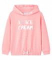 Kids' Hooded Sweatshirt Bright Pink 92