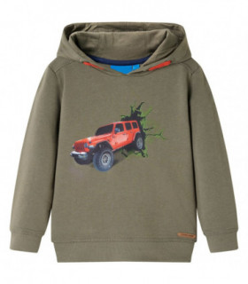 Kids' Hooded Sweatshirt Khaki 104