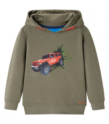 Kids' Hooded Sweatshirt Khaki 128