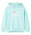 Kids' Hooded Sweatshirt Light Aqua 104