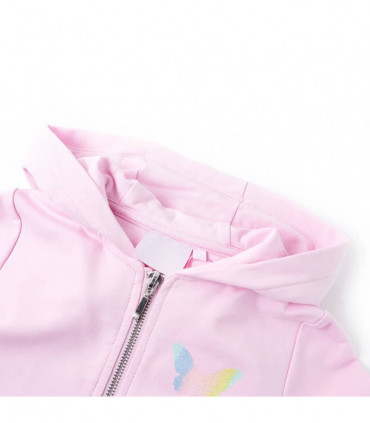 Kids' Hooded Sweatshirt Light Pink 104