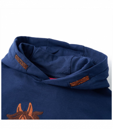 Kids' Hooded Sweatshirt Navy 116