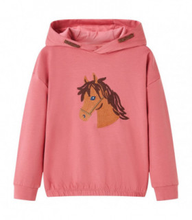 Kids' Hooded Sweatshirt Old Pink 104